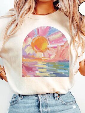 Sun And Sea Shirt, Summer Vibes Shirt, Beach Lover Gift Shirt